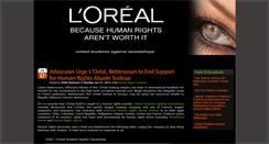 Desktop Screenshot of loreal.usas.org