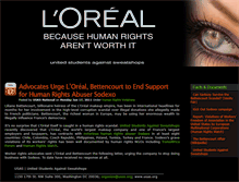 Tablet Screenshot of loreal.usas.org